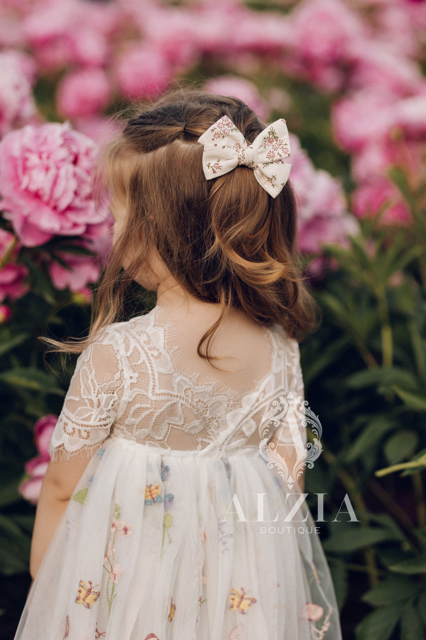 White Floral Embroidered Tulle Dress Wildflowers Collection Alzia Dresses White Floral Embroidered Tulle Dress Wildflowers Collection Alzia Dresses
